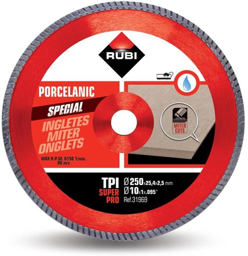 Rubi tpi 250 superpro diamantzaagblad 250 mm - 31969