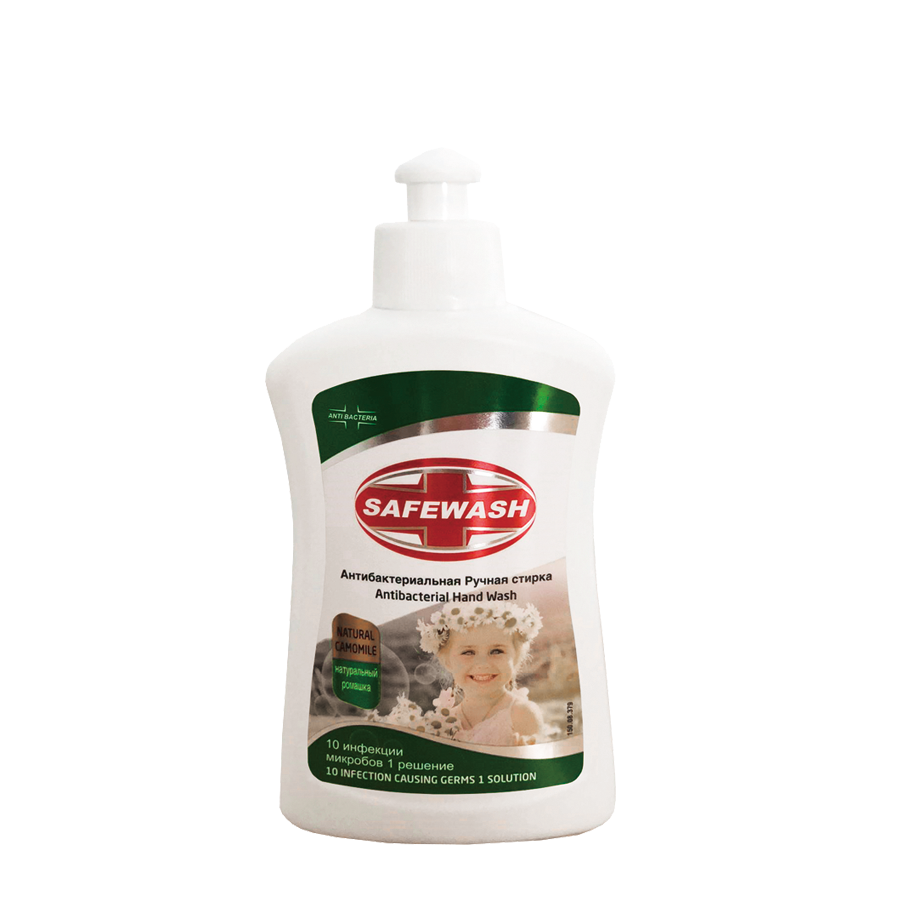 Safewash Anti-Bacteriële Handzeep Natural Camomile Kids 220ml