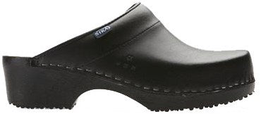 SIKA 148 klomp traditionel open hak pu zwart - maat 41 - 16.089.076.41