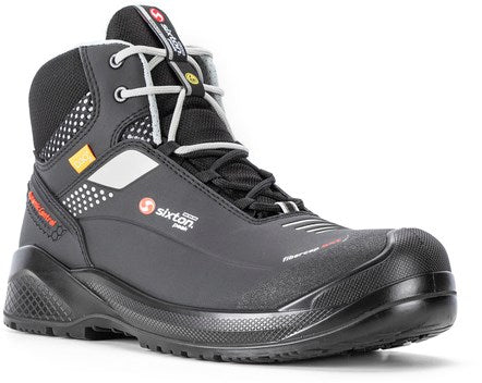 Sixton Peak muscle hoog 43486-00 s3 | zwart grijs | maat 44 - 8053470572180