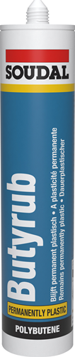 Soudal butyrub | butyleenvoegkit | 310 ml | grijs - 102570