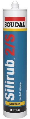 Soudal silirub 2s | sanitairkit | beton grijs | 300 ml - 116521