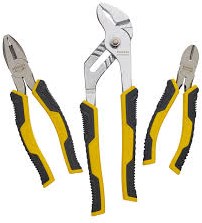 Stanley Handgereedschap Stanley dynagrip tangenset cushiongrip 3-delig waterpomptang - stht0-74471 - stht0-74471