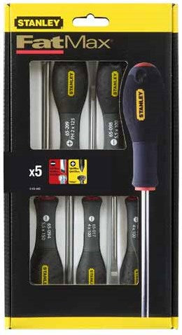 Stanley Handgereedschap 6-delige fatmax schroevendraaierset parallel standaard pozidriv - 0-65-428