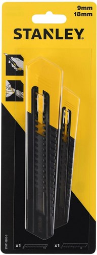 Stanley Handgereedschap combipack afbreekmessenset | 9mm + 18mm - stht10202-0