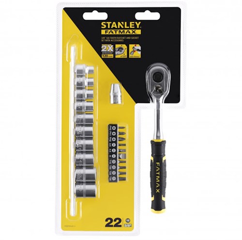 Stanley Handgereedschap fmmt82680-0 fatmax ratelset 3 8 120t - fmmt82680-0
