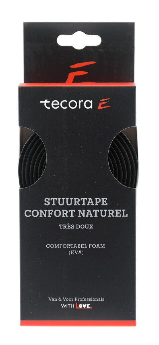 Buzaglo Tecora e stuurlint confort naturel, ø2,5x30mm, 1.8m, zwart