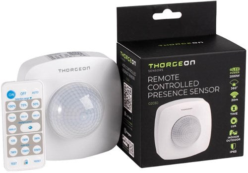 Enzo Thorgeon aanwezigheidsmelder opbouw plafond 360 graden ip65 wit +ab - 3900551