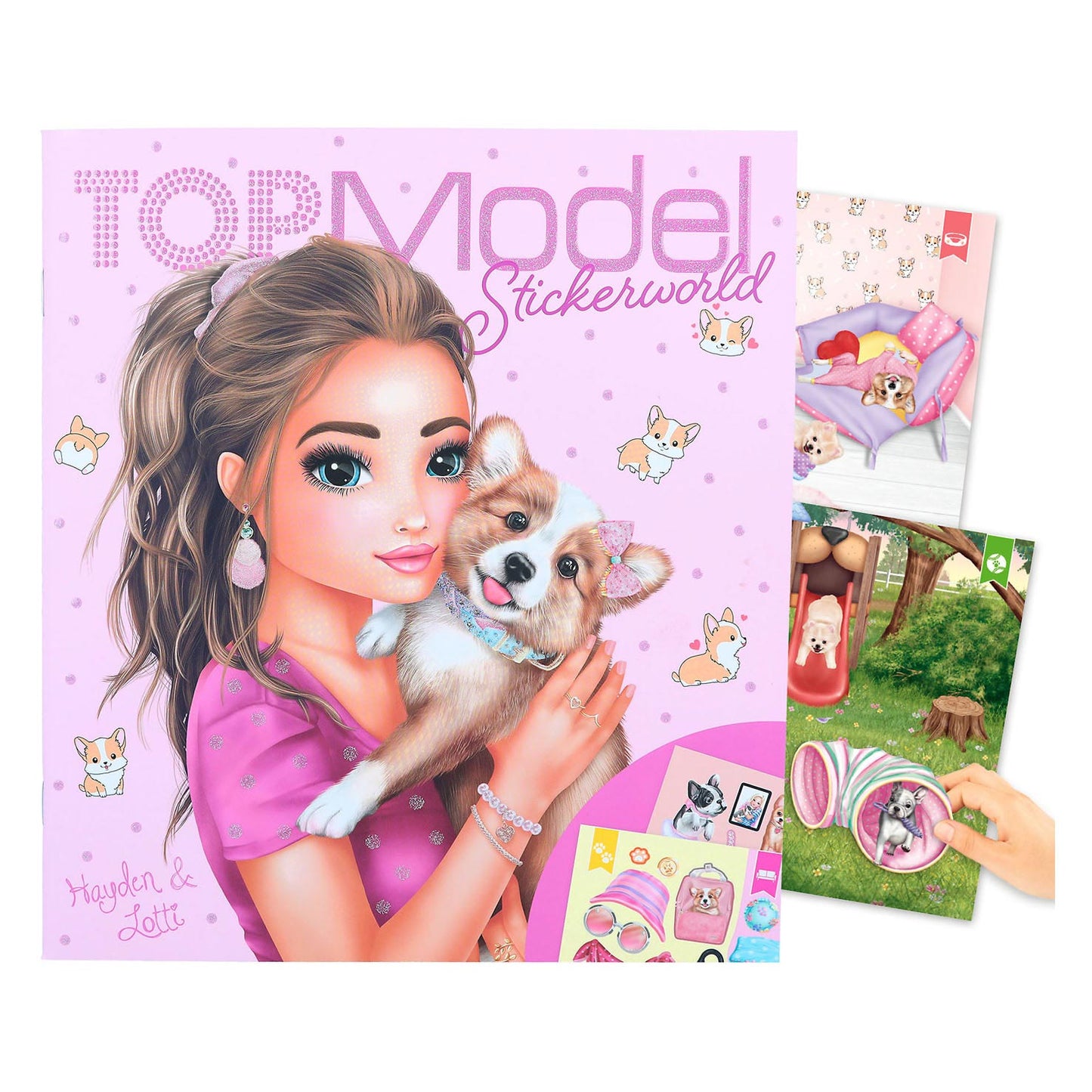 Van Der Doelen Topmodel - stickerworld corgi het schattige hondje