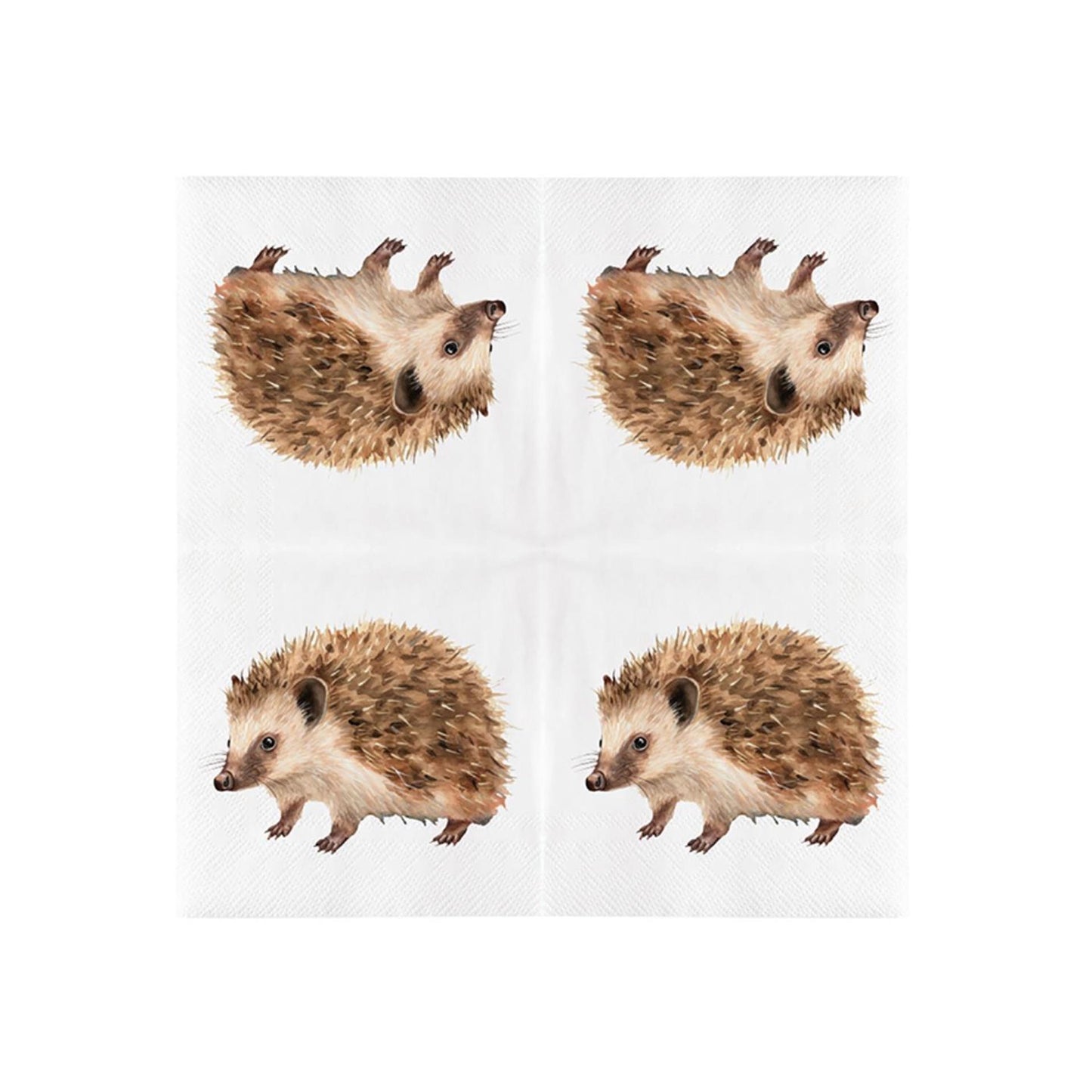 Esschert Design servetten egel 33x33cm