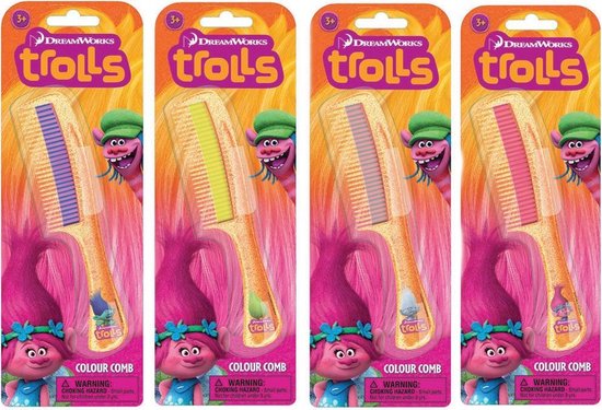 Goliath Trolls kam om je haren te kleuren 4 verschillende kleuren