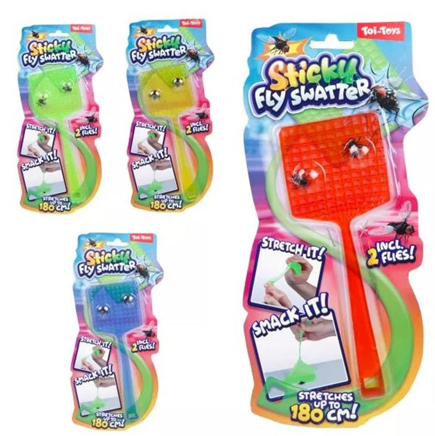 Toi-Toys rekbare kleverige vliegenmepper