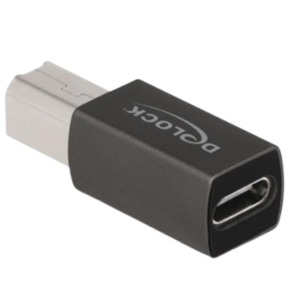 Delock USB 2.0 Adapter USB Type-C™ female naar Type-B male