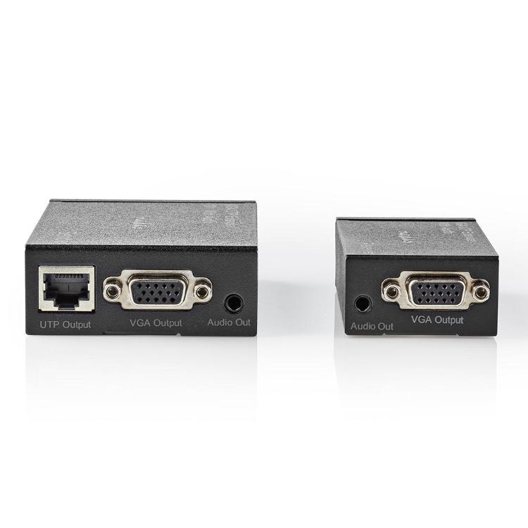 Nedis Vga en audio verlenger via utp