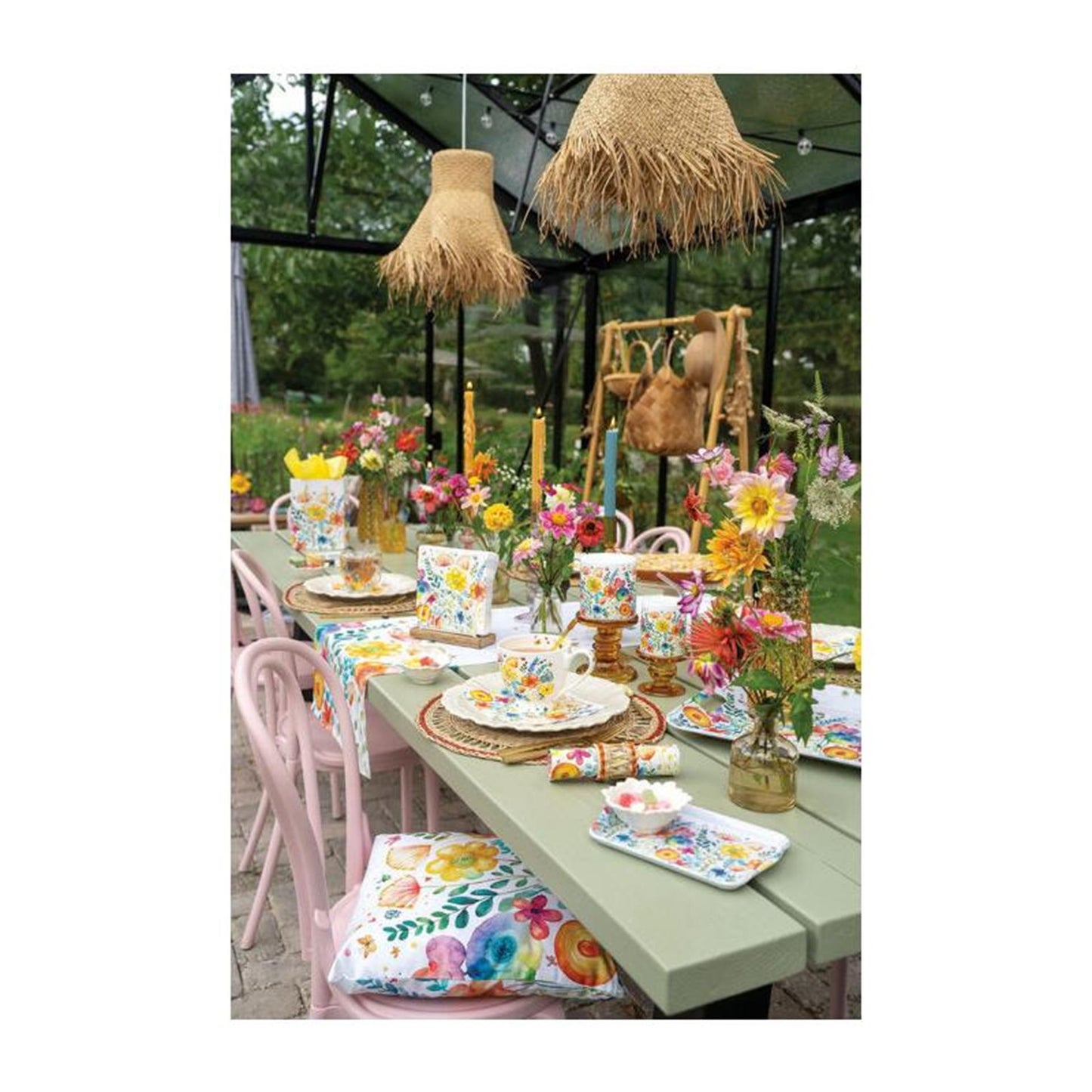 Ambiente pannenlap vibrant spring white