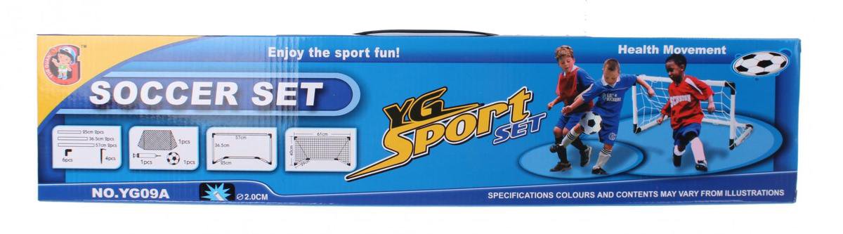 Jonotoys Soccer set voetbal goal met bal