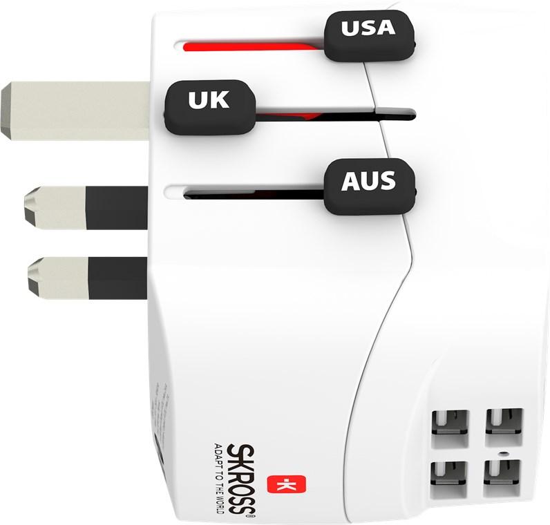 Union Reisstekker met usb a