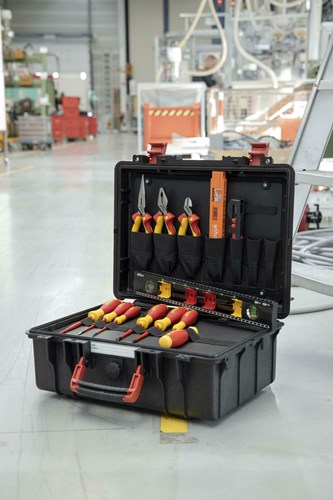 Wiha 9300-70403 gereedschapskoffer basic set l elektrisch | 18 delig - 45530