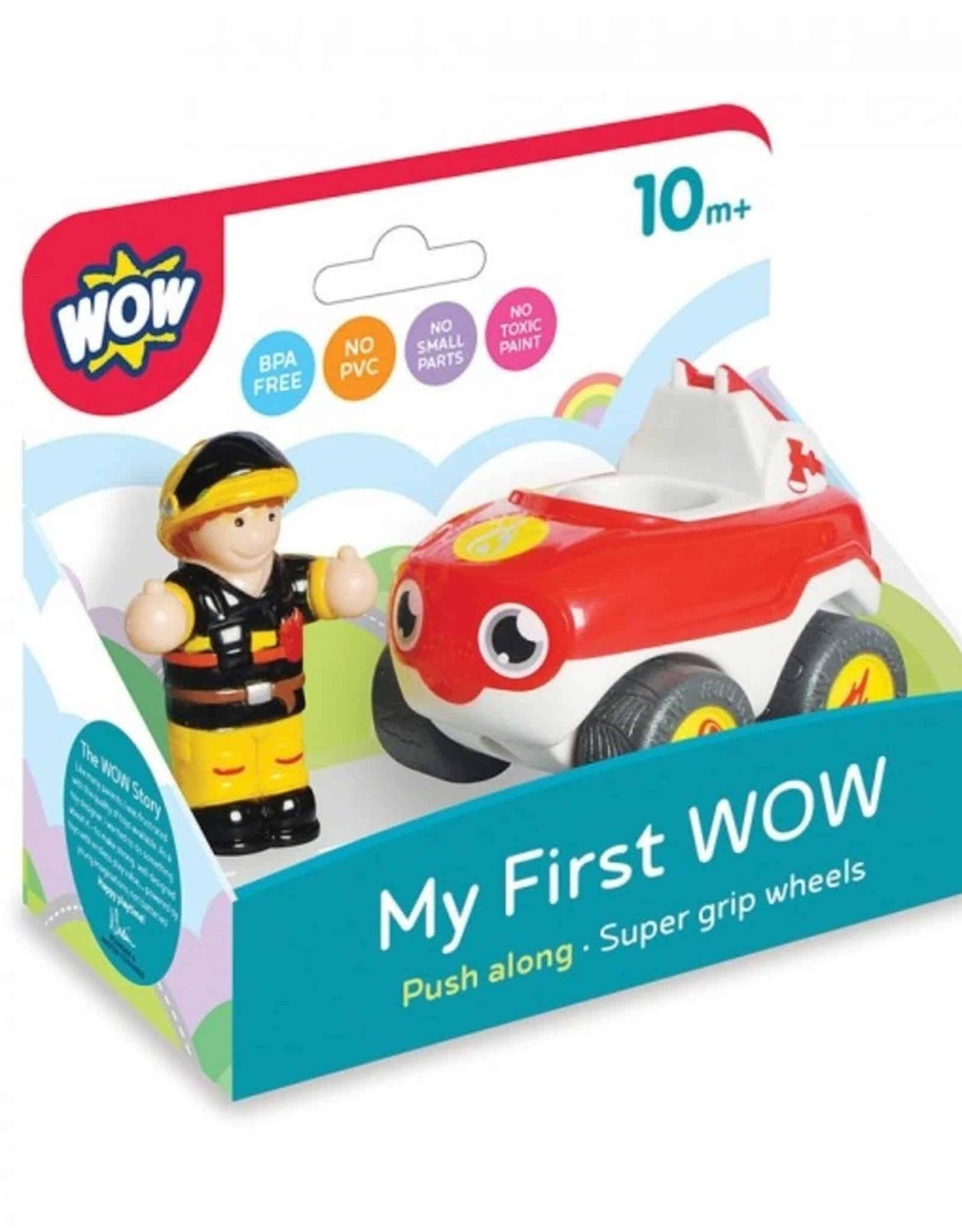 Van Der Doelen Wow brandweer auto met brandweer man