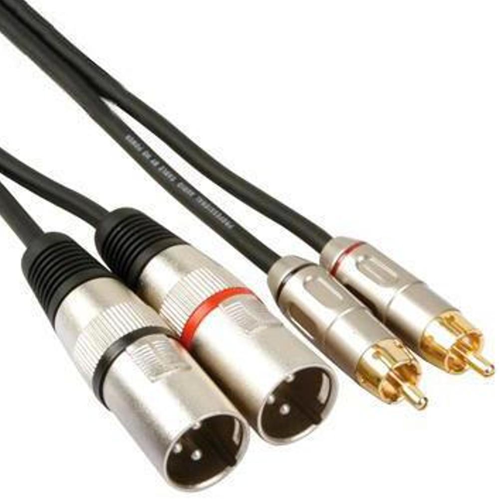 Abi Xlr - tulp kabel - ongebalanceerd