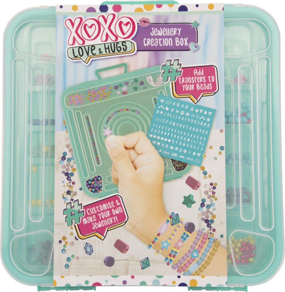 Otto Simon Xoxo love en hugs, sieraden creation box met stikkers om alles nog leuker te maken