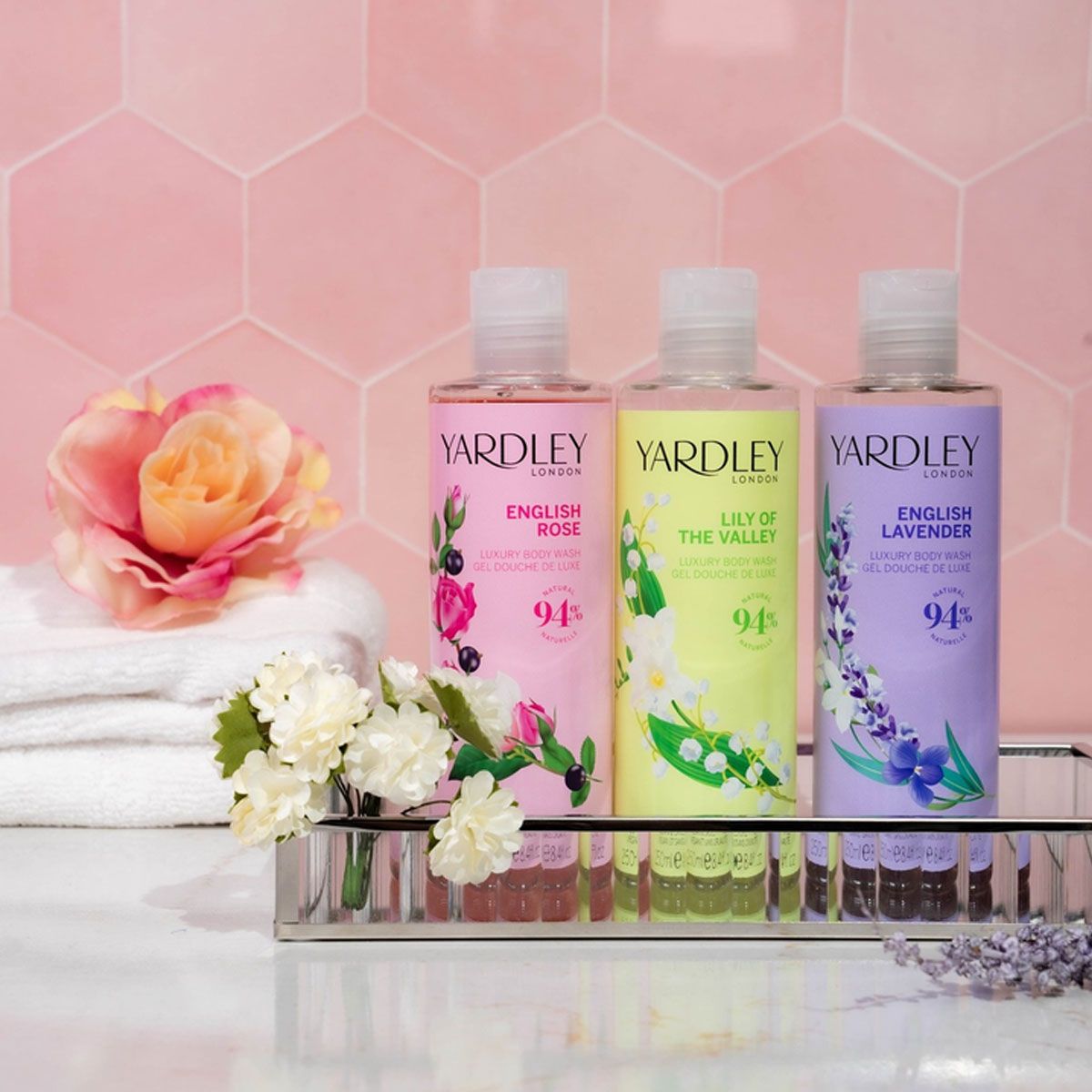 Yardley London lily of the valley body wash 250ml