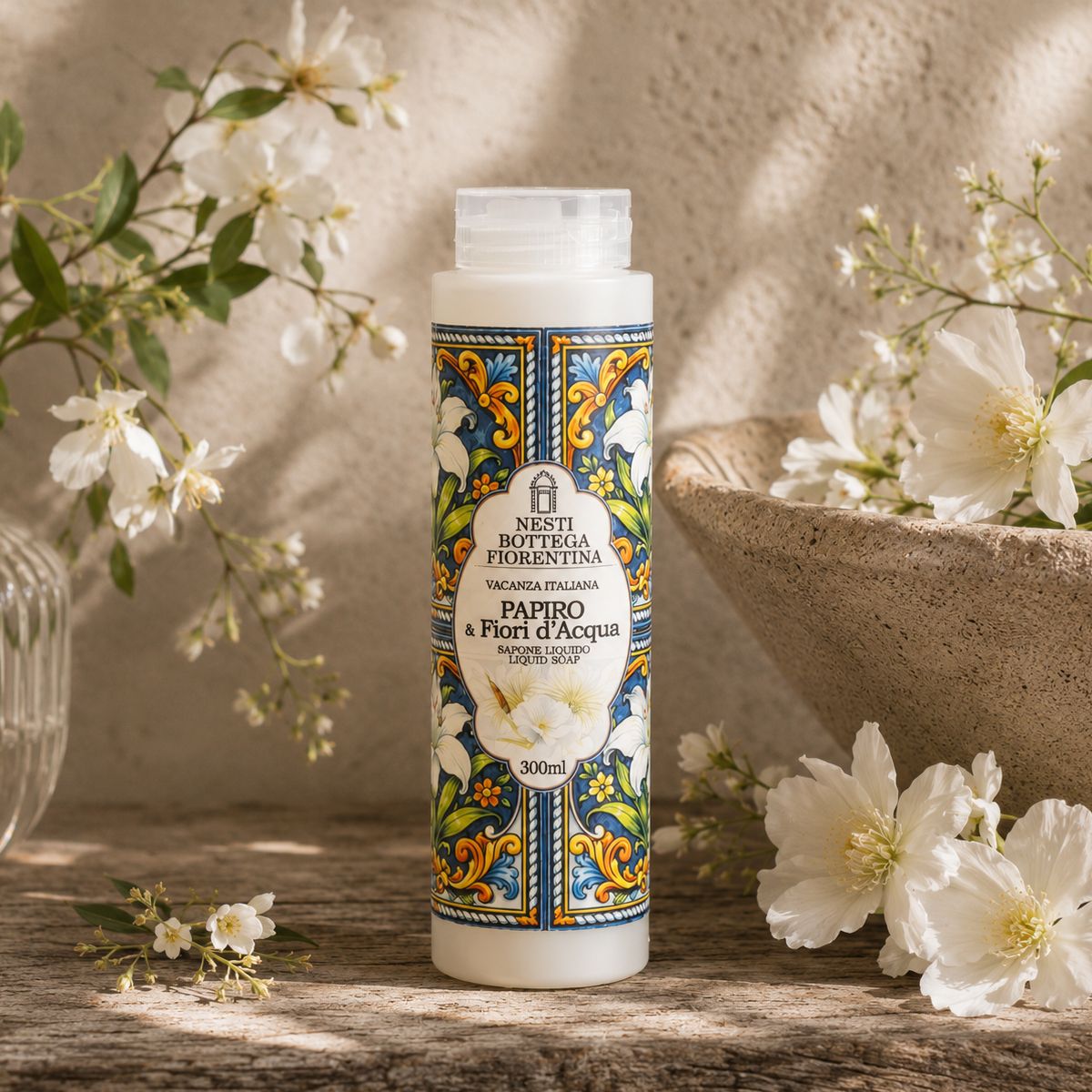 Nesti Bottega Fiorentina Nesti bottega fiorentini papiro fiori d' acqua douchegel 300ml