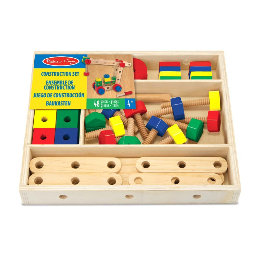 Melissa Doug houten constructie set 48-delig