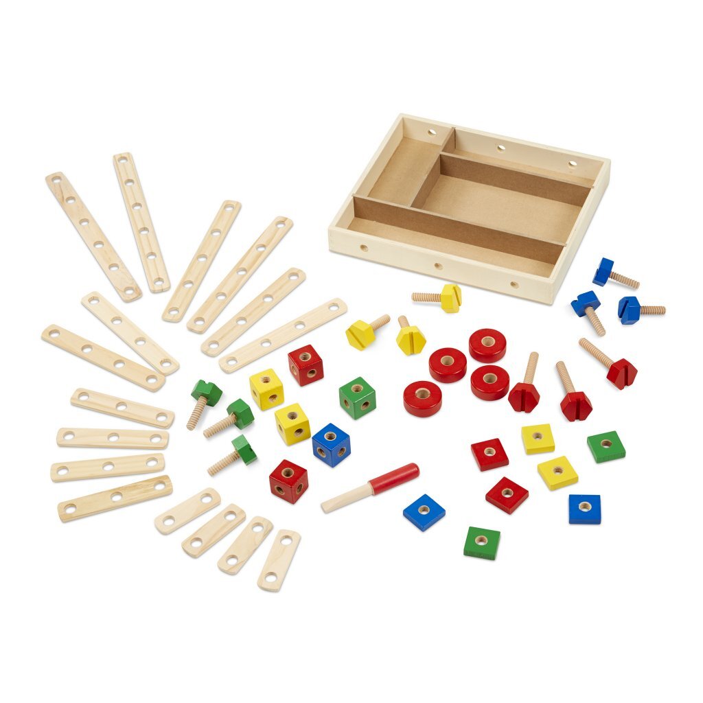 Melissa Doug houten constructie set 48-delig
