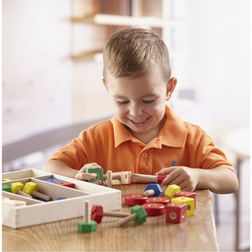 Melissa Doug houten constructie set 48-delig