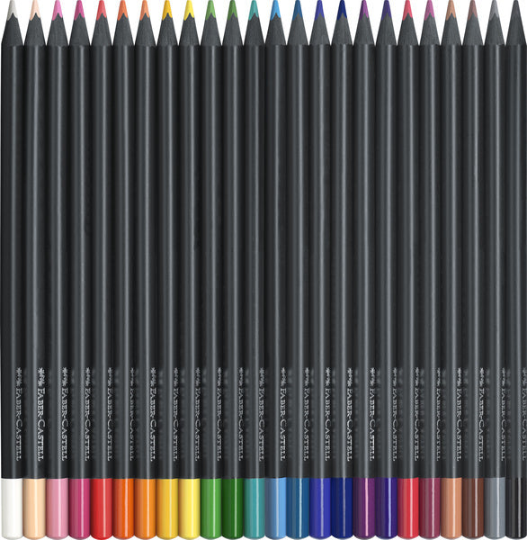 Faber-Castell Faber castell fc-116424 kleurpotloden black edition in etui 24 stuks
