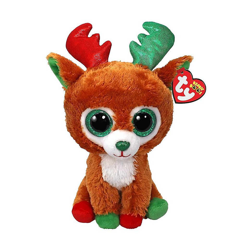 TY beanie boos knuffel rendier tinseltoes 15 cm
