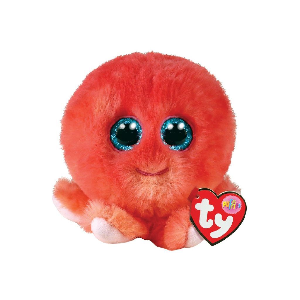 TY teeny puffies octopus knuffel sheldon 10 cm