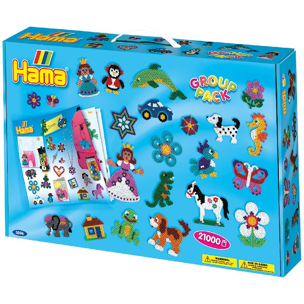 Hama strijkkralen basisdoos 21000 stuks