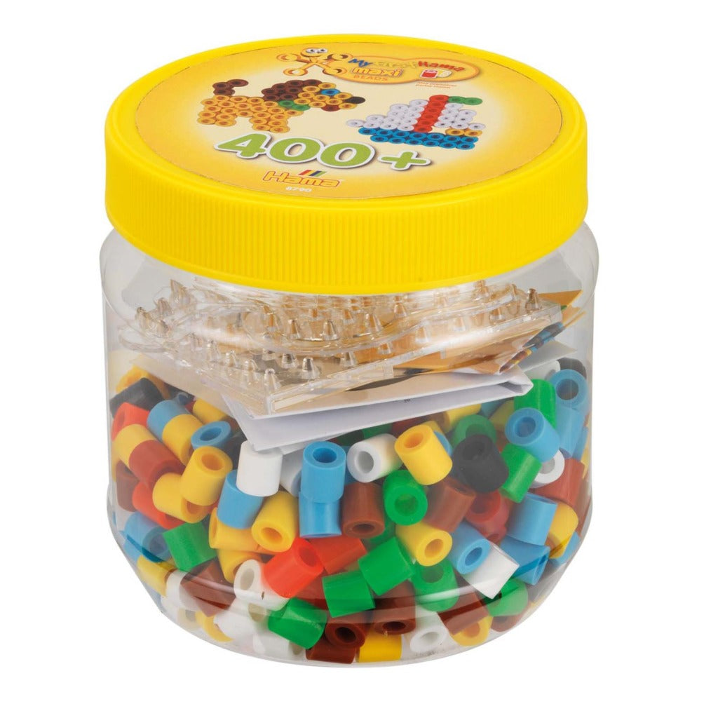Hama strijkkralen maxi set in pot 400+ stuks