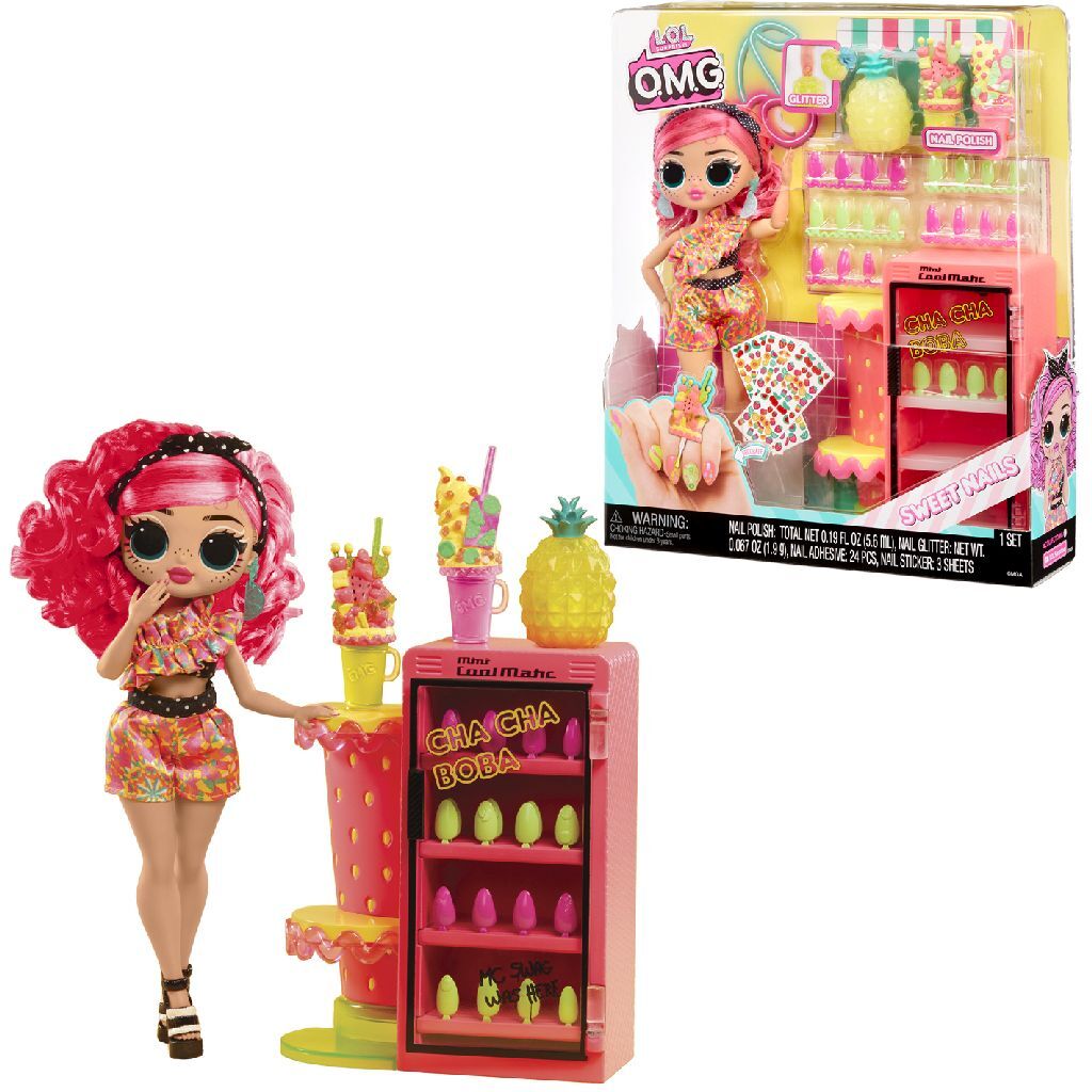 L.O.L. Surprise o.m.g. sweet nails pinky pops fruit shop
