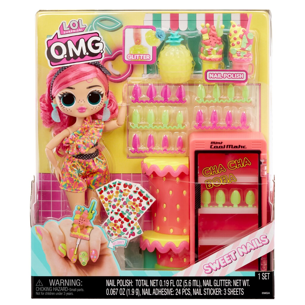 L.O.L. Surprise o.m.g. sweet nails pinky pops fruit shop