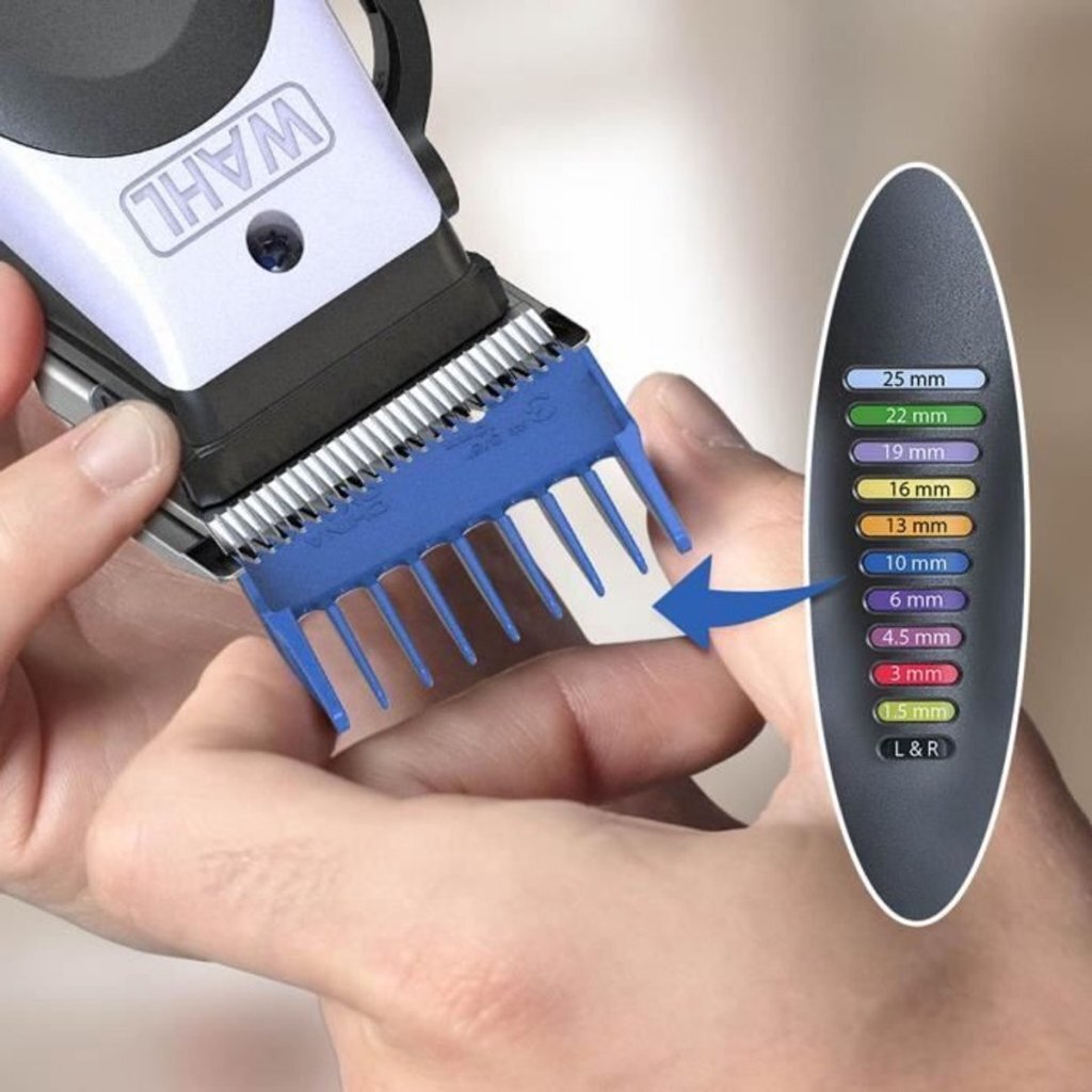Wahl color pro lithium trimmer wit zwart