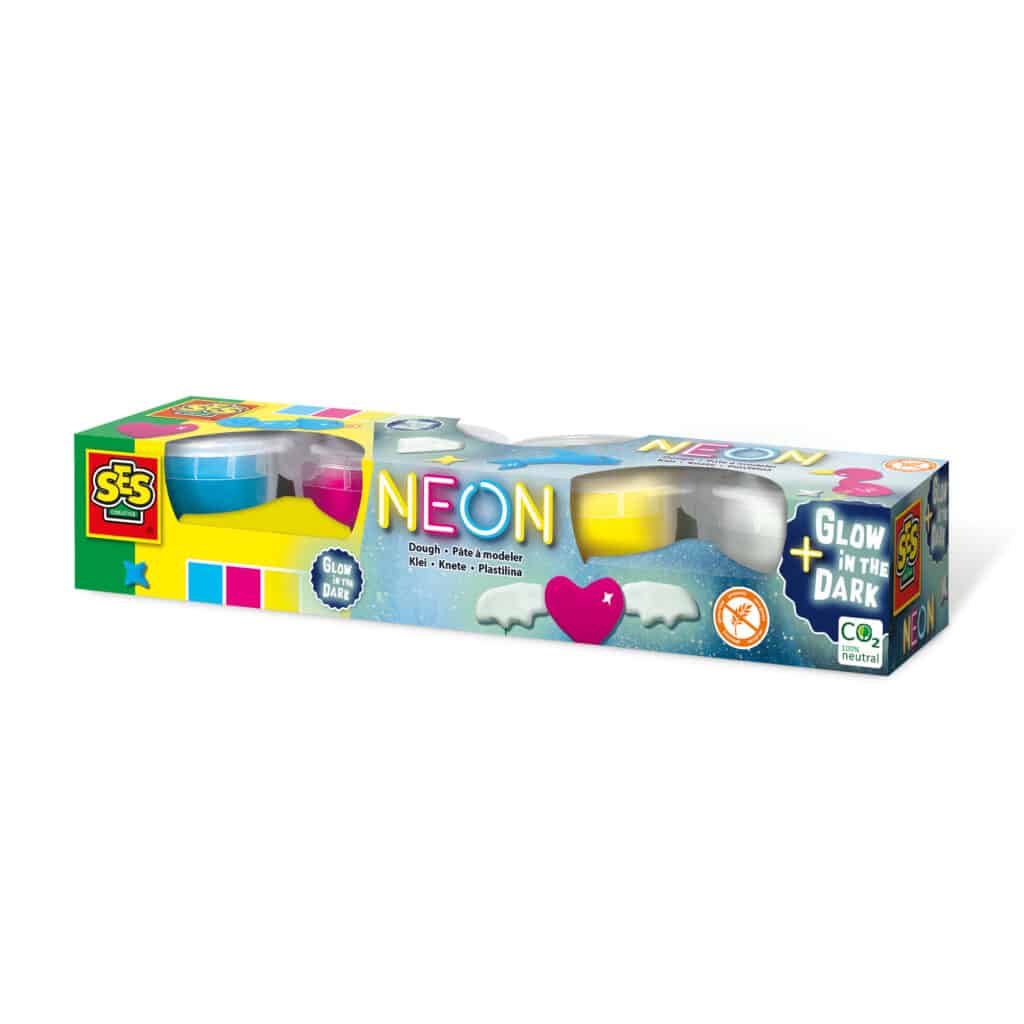 SES klei – neon en glow in the dark kleiset