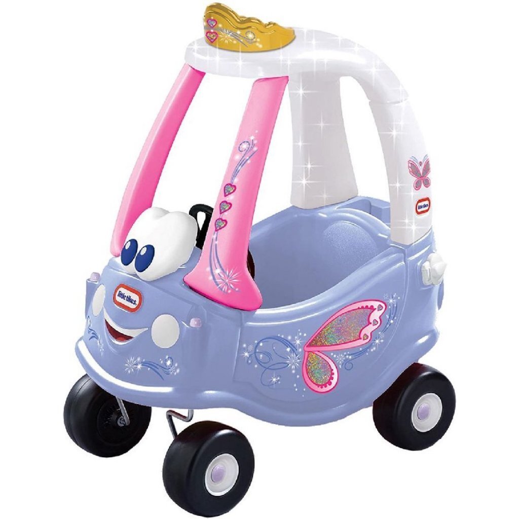 Little Tikes cozy coupe fairy loopauto 75x42x86 cm roze paars