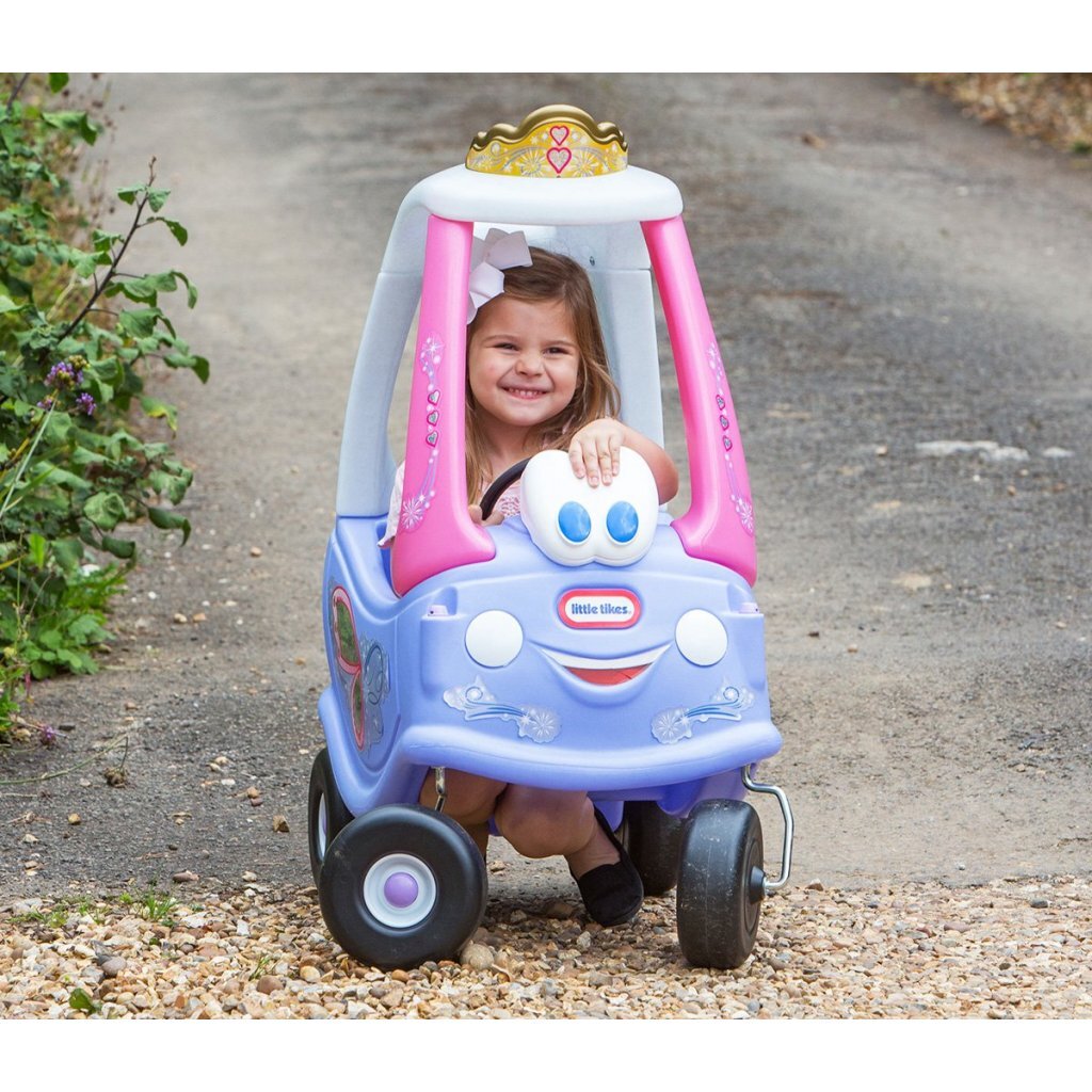 Little Tikes cozy coupe fairy loopauto 75x42x86 cm roze paars