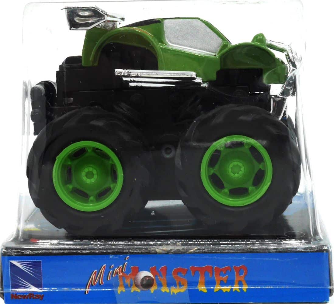 Mini monster jam 4 wiel aangedreven auto met frictie