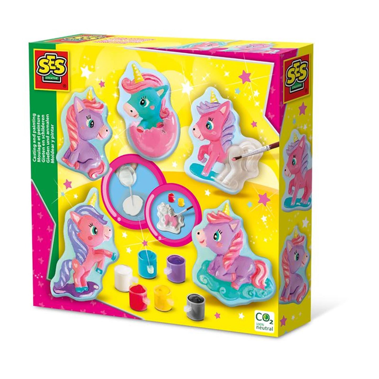 Ses gieten en schilderen baby unicorns