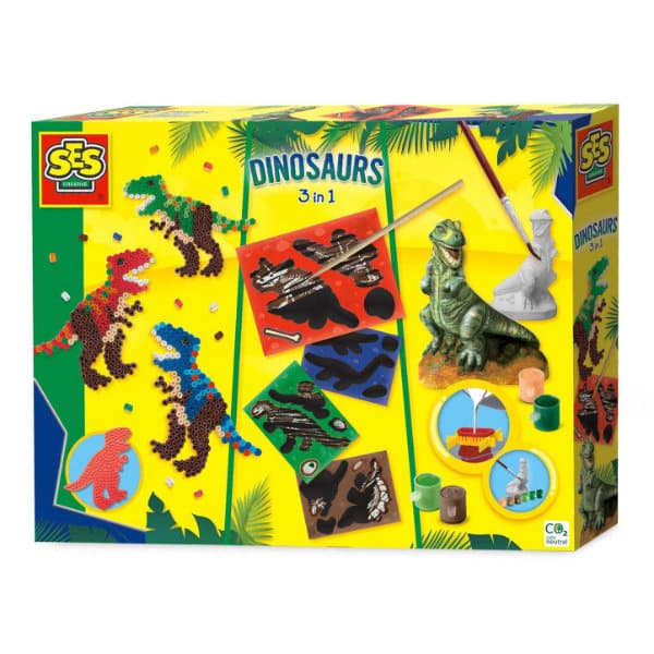 SES - dinosauriërs 3 in 1 set