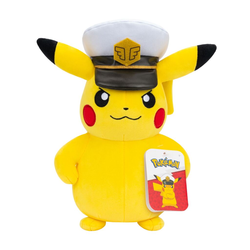 Pokemon Pok eacute;mon knuffel captain pikachu 20 cm