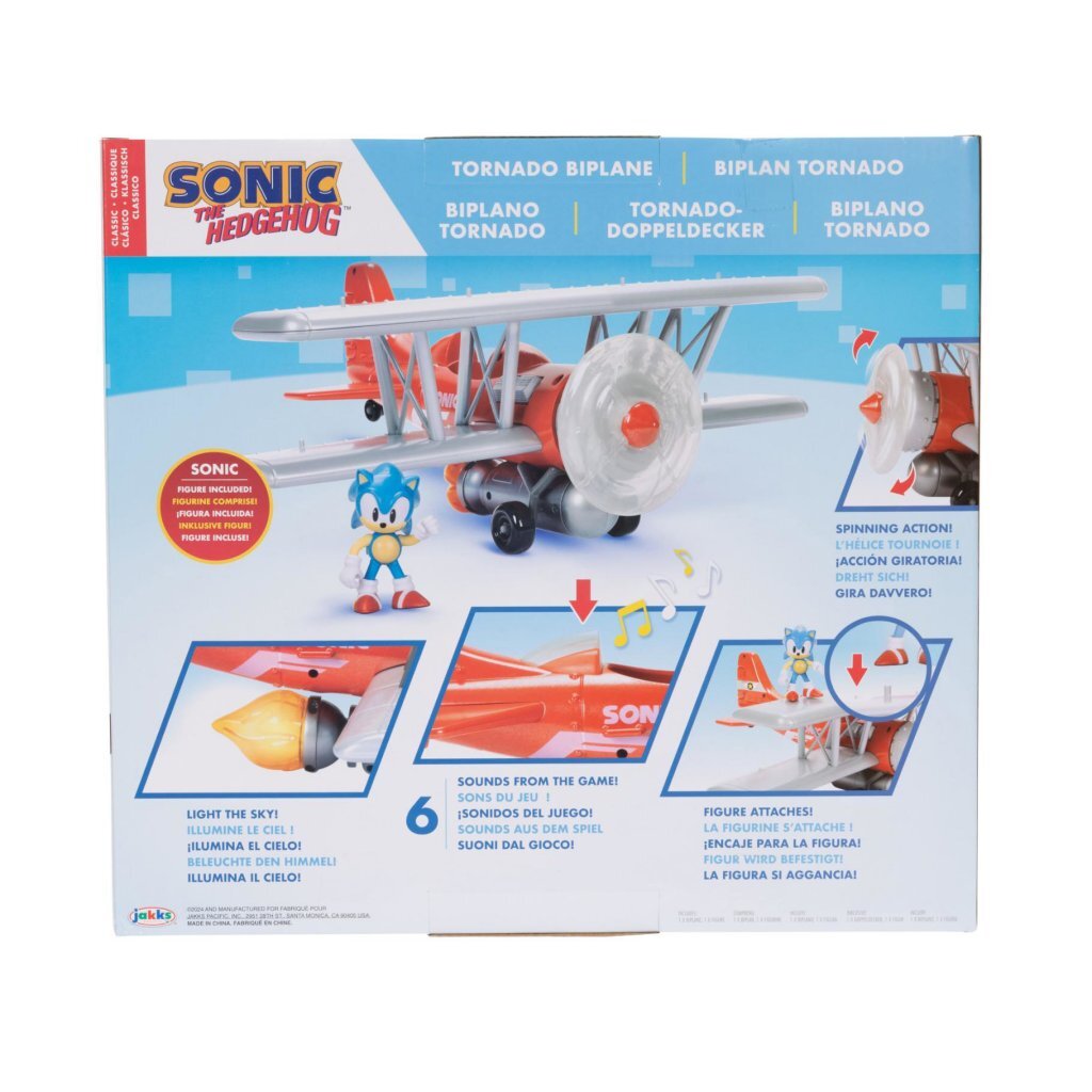 Overige Merken Sonic tornado biplane + licht en geluid