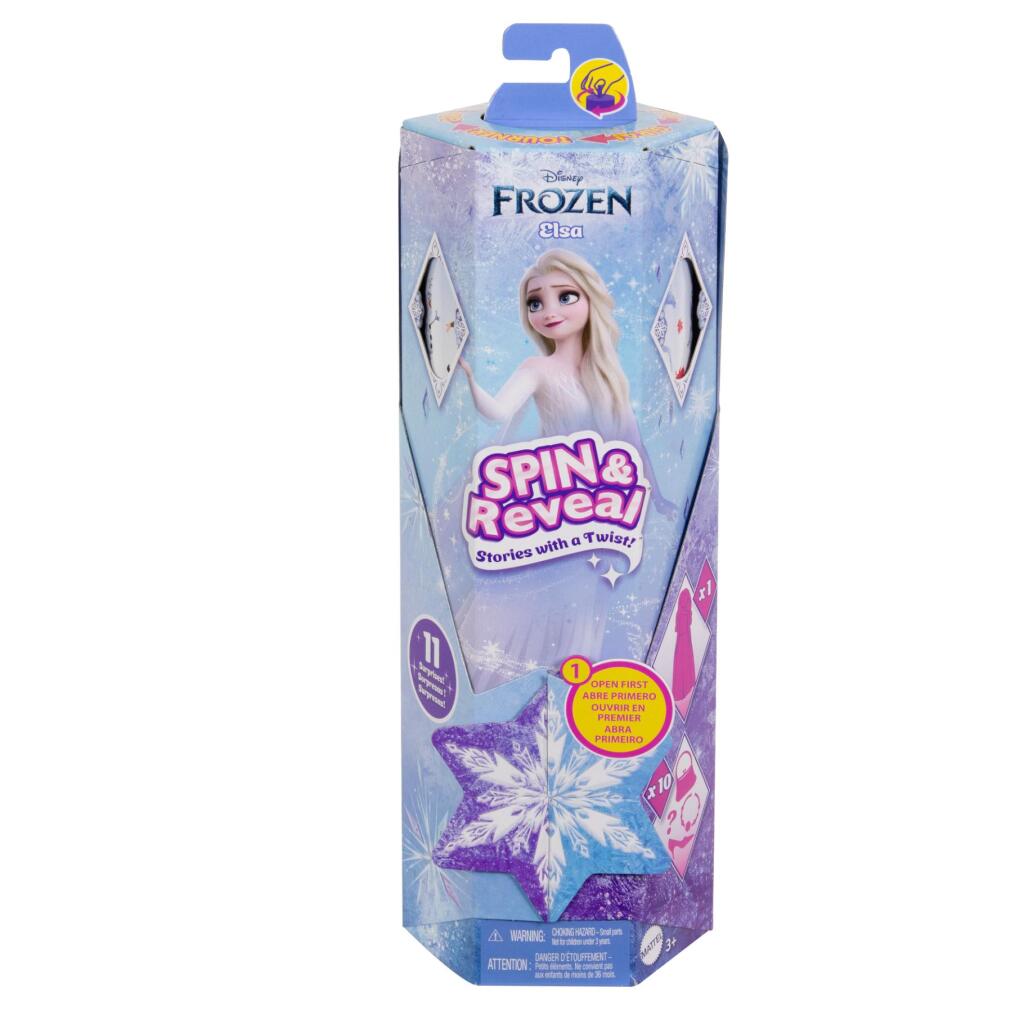 Disney Frozen Dinsey frozen spin and reveal pop elsa