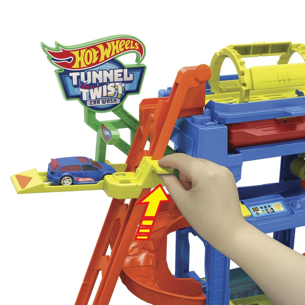 Mattel Hot wheels city tunnel twist car wash