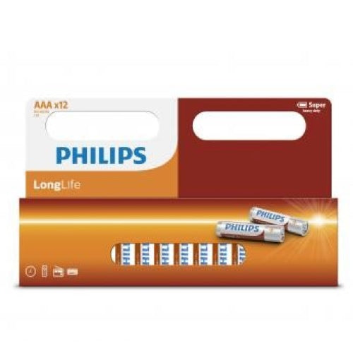 BATTERIJ PHILIPS R03-AAA MINI PENLITE WERKPLAATS KRT A 12