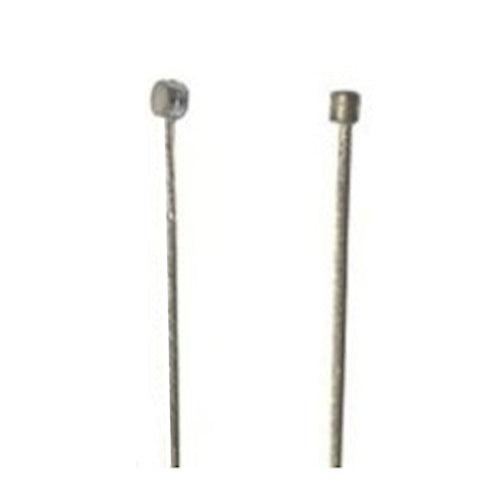 Elvedes Schakel binnenkabel 2250 mm 1 x 19 draads verzinkt ø1,25 met n-nippel ø4×4 + tø5×3 (per stuk) - zilver